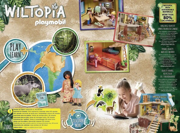 Playmobil 71007 Stazione di Cura degli Animali Wiltopia – clinica selvaggia