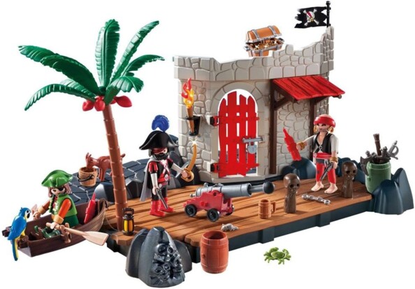 Playmobil 6146 Forte dei Pirati SuperSet – fortezza marittima completa