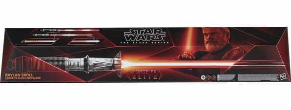Sabre laser Baylan Skoll Star Wars The Black Series Force FX Elite