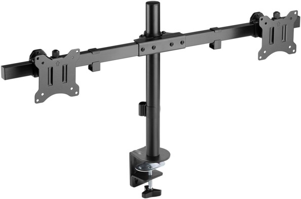 Supporto da scrivania per 2 monitor da 17" a 32"