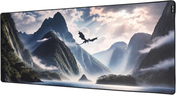 Tappetino gaming XXL DRAGON 900 × 400 mm