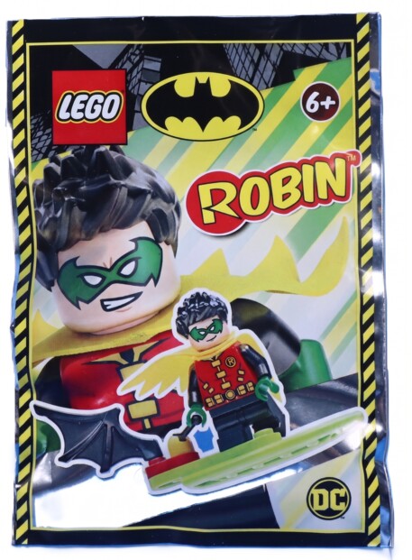 Minifigure DC Comics Super Heroes Robin con hoverboard