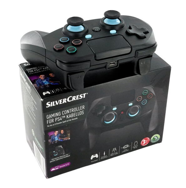 Controller wireless per PS4 con bluetooth, touchpad e vibrazione