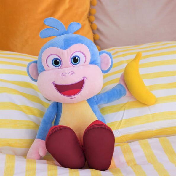 Peluche interattivo Boots di Dora 35 cm con canzoni e banana Spin Master