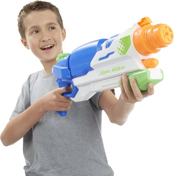 Super Soaker Barrage con serbatoio XL e 3 modalità di getto