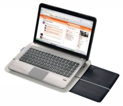 Supporto per PC portatile N600 con touchpad retrattile