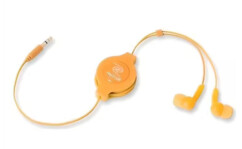Auricolari intra-auricolari retrattili - Arancione