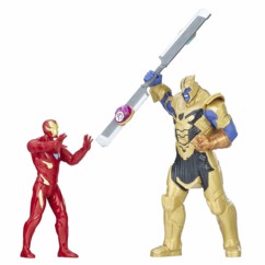 Avengers Infinity War: set da combattimento Thanos vs Iron Man