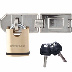 Cadenas Stanley S742-009 in ottone: sicurezza compatta e affidabile