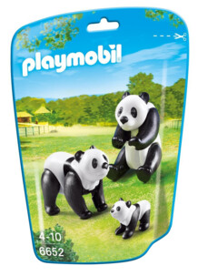 Coppia di panda con cucciolo n°6652