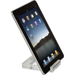 Supporto per tablet e smartphone in plexiglass - Trasparente