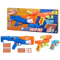 Nerf N Series Gear Up Pack 3 blaster con 18 dardi N1