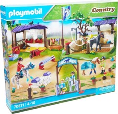 Playmobil Country Torneo di Equitazione  azione e cura dei cavalli