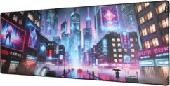 Tappetino gaming XXL PAD CYBERCITY 900 × 400 mm