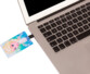 Chiavetta USB piatta 8 GB – collezione Frozen – Il Regno di Ghiaccio – Elsa