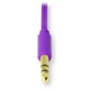 Auricolari in-ear retrattili Sport - Rosa/Viola