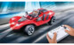 Auto da corsa rossa radiocomandata