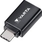 Adattatore USB A USB C Varta nero per smartphone e tablet
