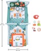 Fisher-Price Il Mio Tappeto Capanna 3 in 1  gioco, comfort e scoperta