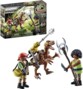 Playmobil Dino Rise Deinonychus con Guerrieri  azione preistorica futuristica