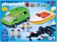 Playmobil Auto di Famiglia con Barca  avventura e divertimento in viaggio