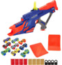 Lanceur automatique à tir rapide Nerf Nitro MotoFury Rapid Rally avec 9 voiturettes, 2 tremplins et 12 obstacles de la marque Hasbro