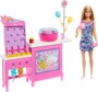 Coffret poupée Barbie avec kiosque et stand de barbe à papa